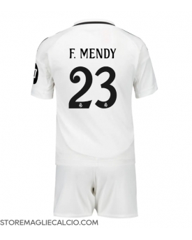 Real Madrid Ferland Mendy #23 Maglia Gara Casa Repliche 2024-25 Bambino